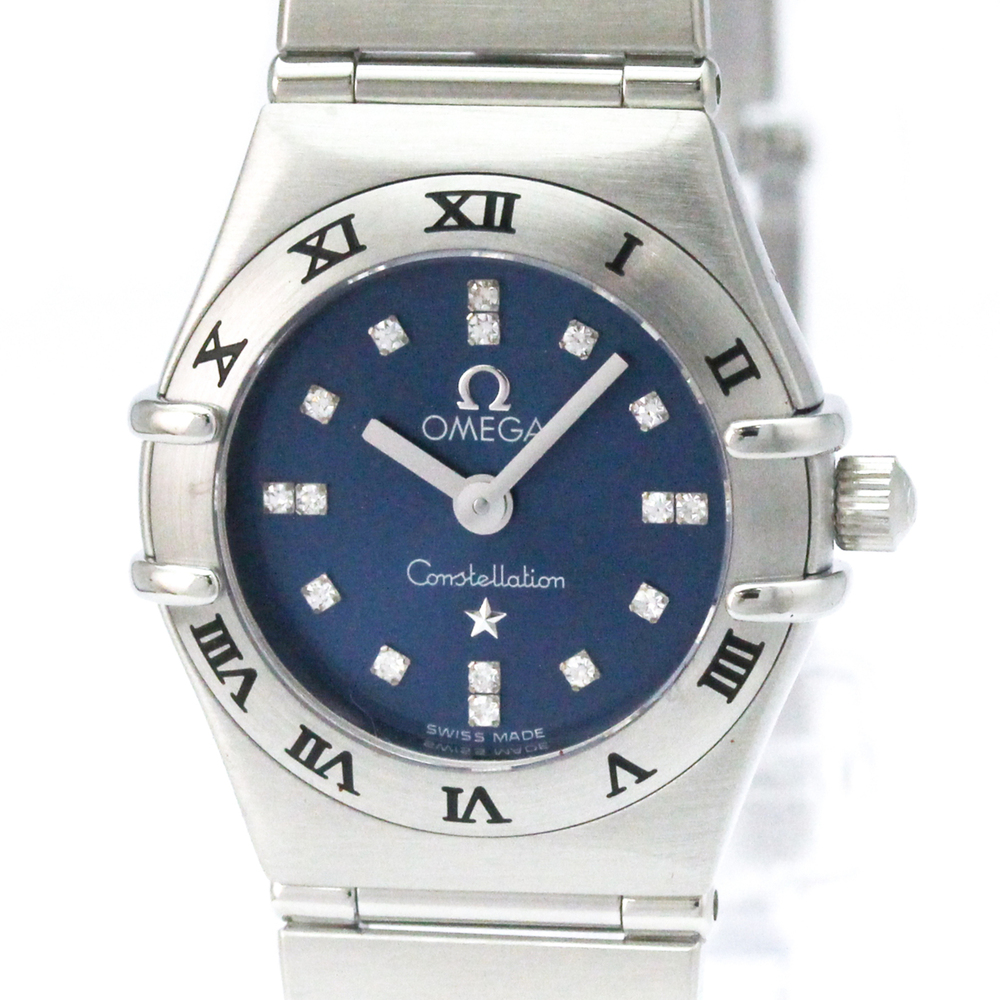 OMEGA Constellation Cindy Crawford LTD Edition Diamond Watch 1563.86 Polished